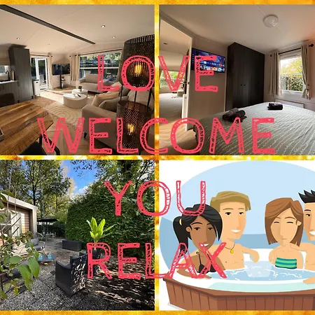 פארק נופש Veluwshof Holidays Luxe With Private Jacuzzi's - Swimmingpool - Tennis Court - Bowling - Supermarket And Children Entertainment